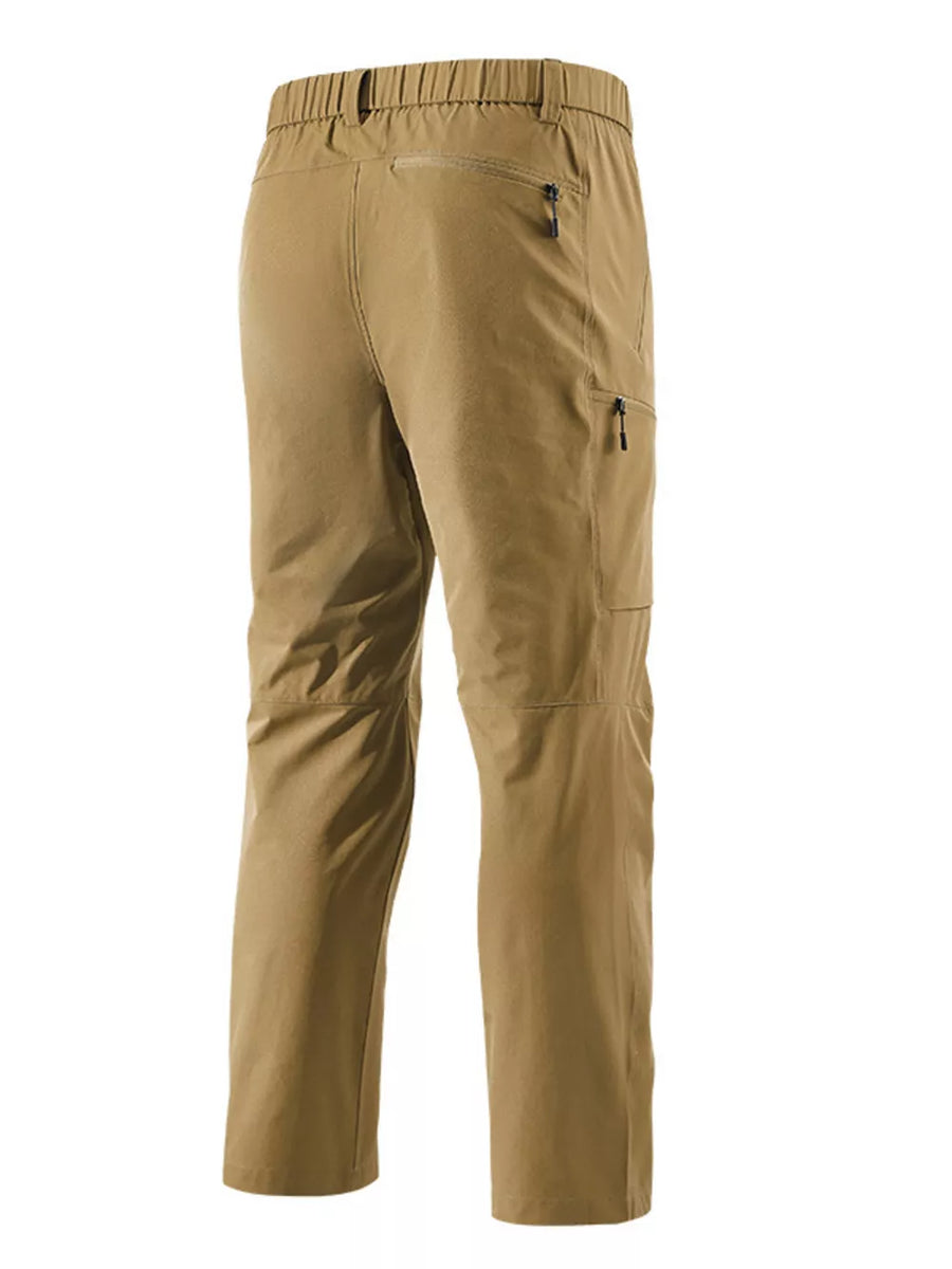 Men's Plus Size Outdoor Cargo Pants in Khaki