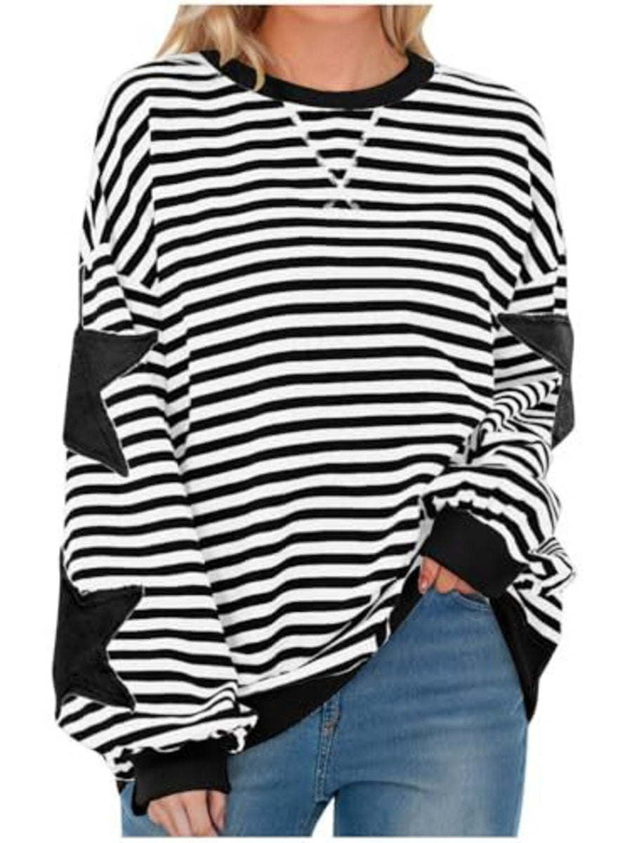 100% polyester Care instructions: Machine wash cold sweatshirt in neon yellow with oversized silhouette