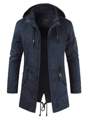 95%polyester, 5%spandex Care instructions: Machine wash cold parka in Sage with relaxed silhouette