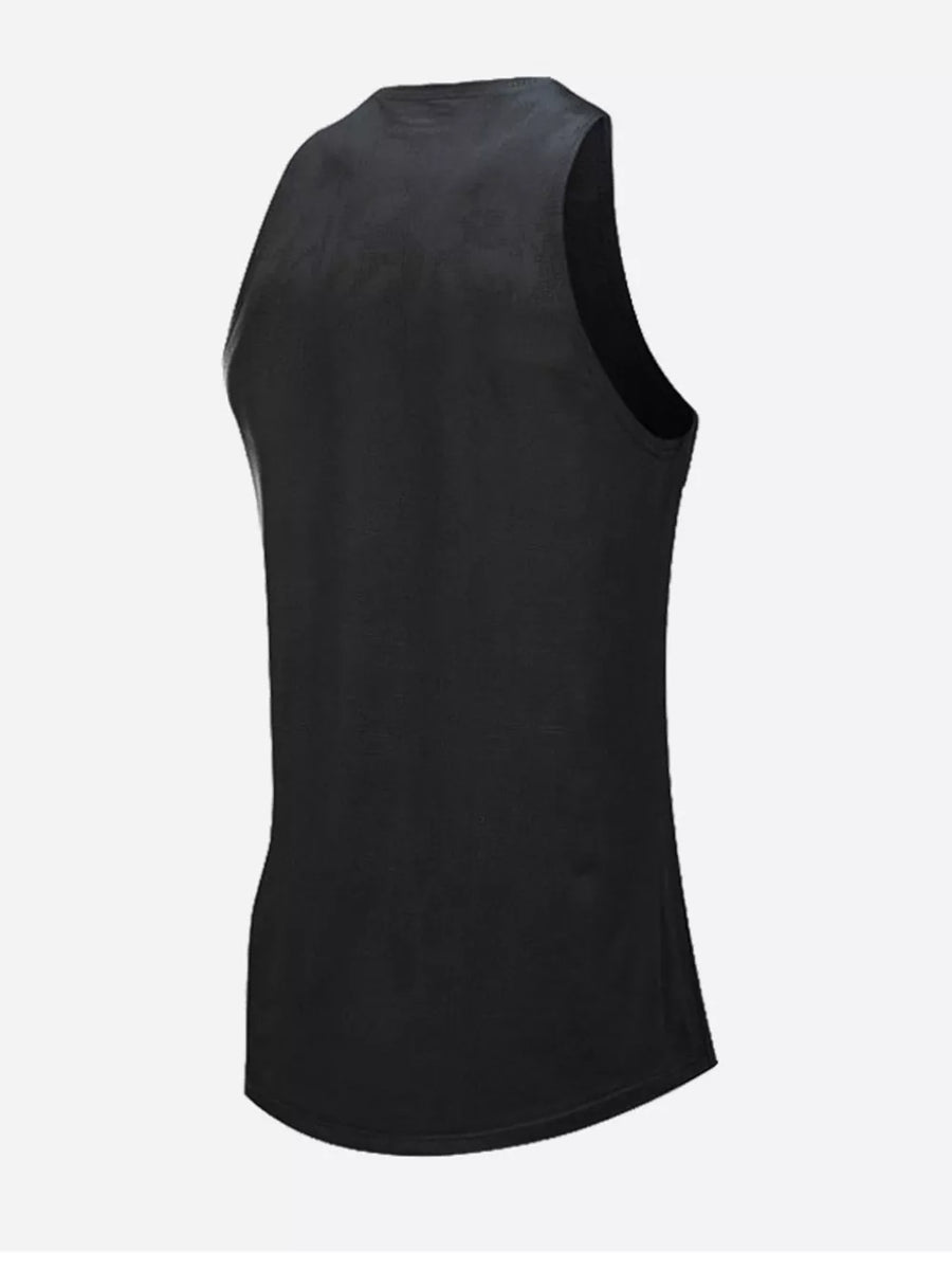 Men's Breathable Athletic Tank Top Plus Size in White