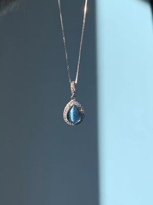 silver necklace with choker and lobster clasp