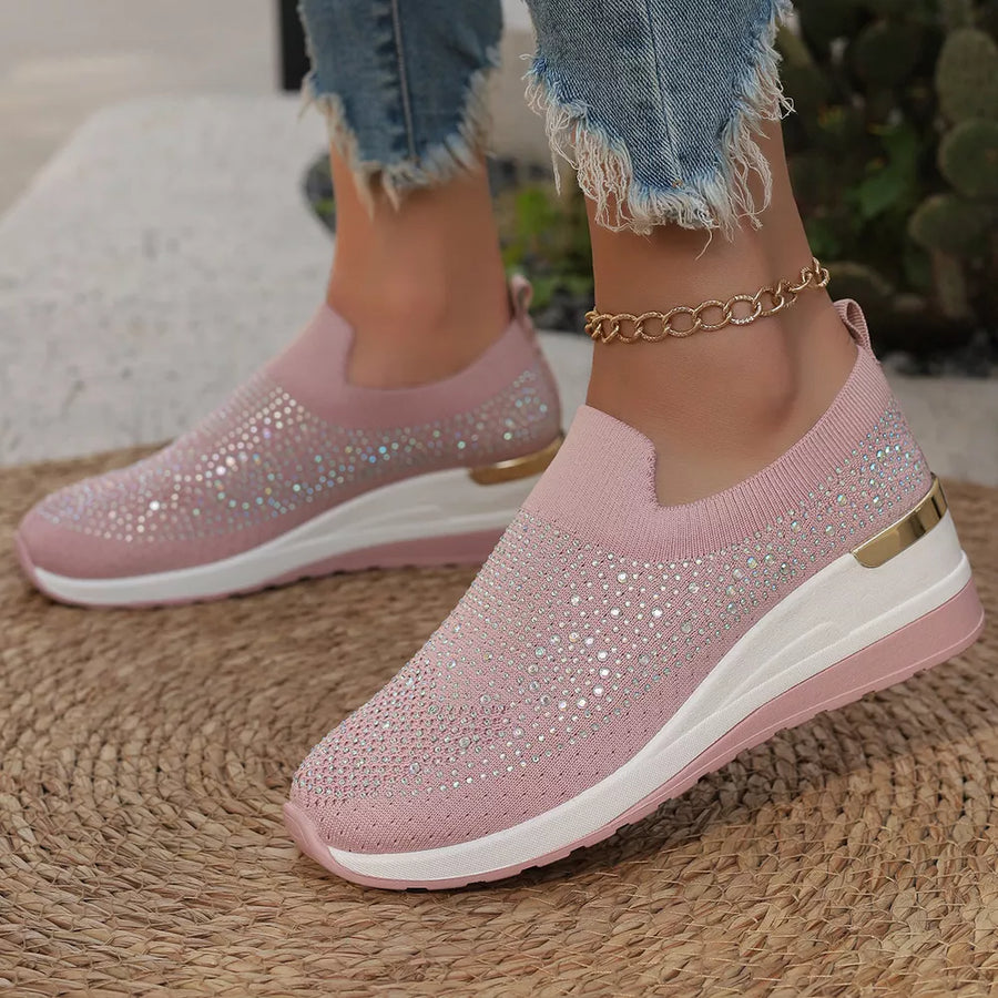 Pink sneakers