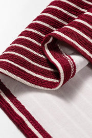 Stripe Drop Shoulder Long Sleeve Top, view 11