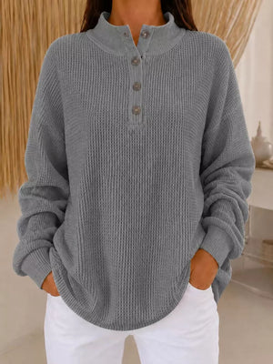100% polyester Care instructions: Machine wash cold sweatshirt in Royal Blue with relaxed silhouette
