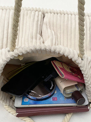 White handbag