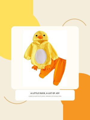100% polyester Care instructions: Machine wash cold pajama set in orange with relaxed silhouette