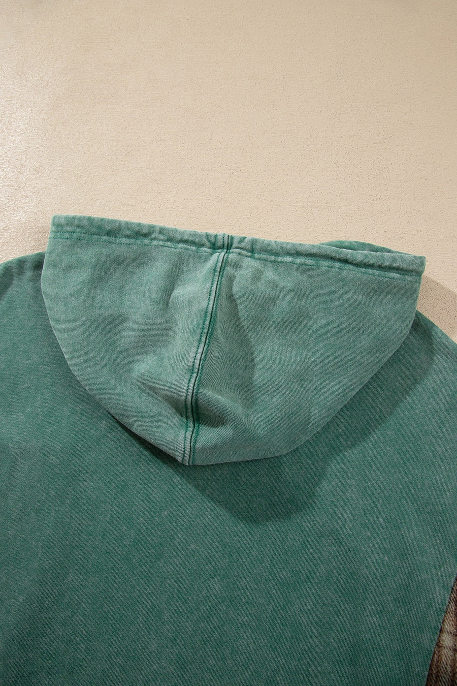 streetwear pullover hoodie in Sage with hooded