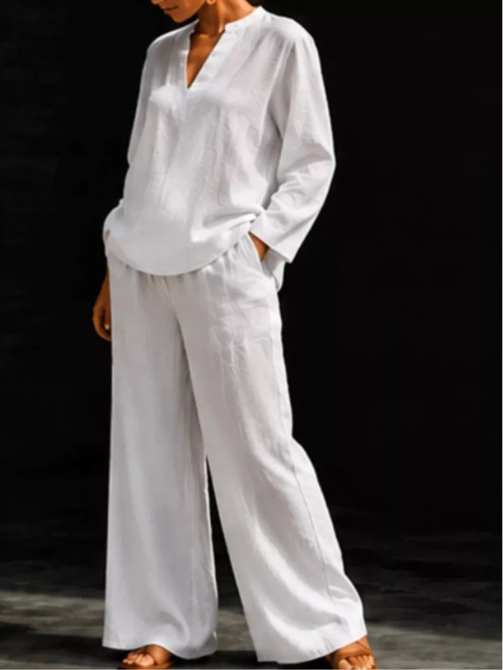 100% polyester Care instructions: Machine wash cold blouse in Sky Blue with relaxed silhouette
