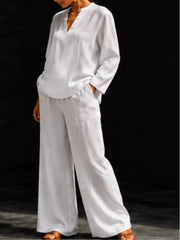 100% polyester Care instructions: Machine wash cold blouse in Sky Blue with relaxed silhouette