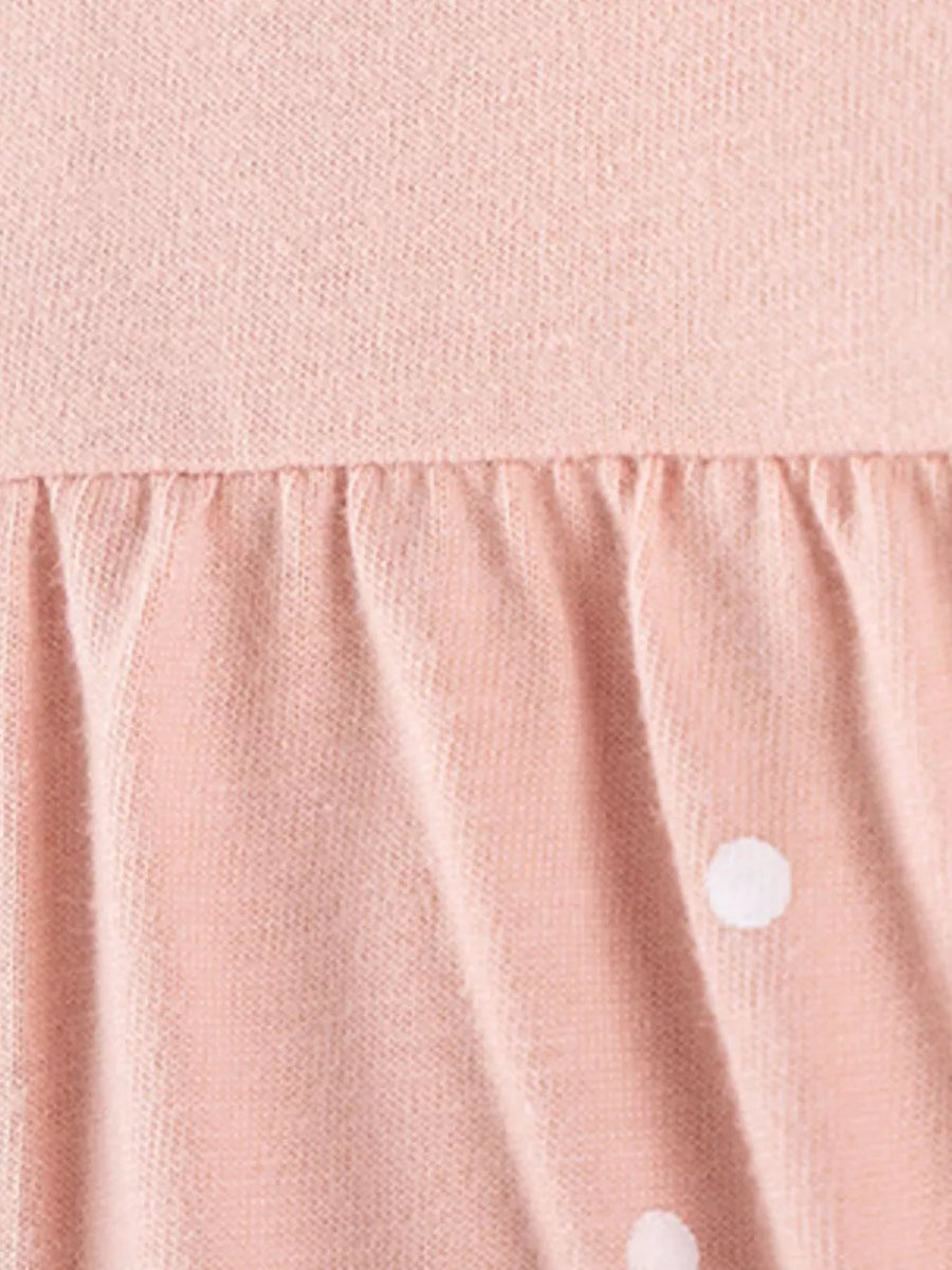 blush pink peplum top with hip-length and pullover