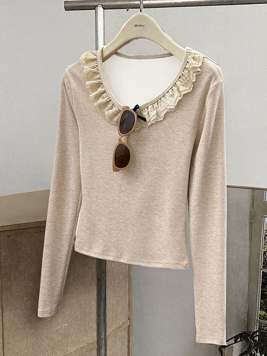 100% polyester Care instructions: Machine wash cold t-shirt in Oatmeal Color with slim silhouette
