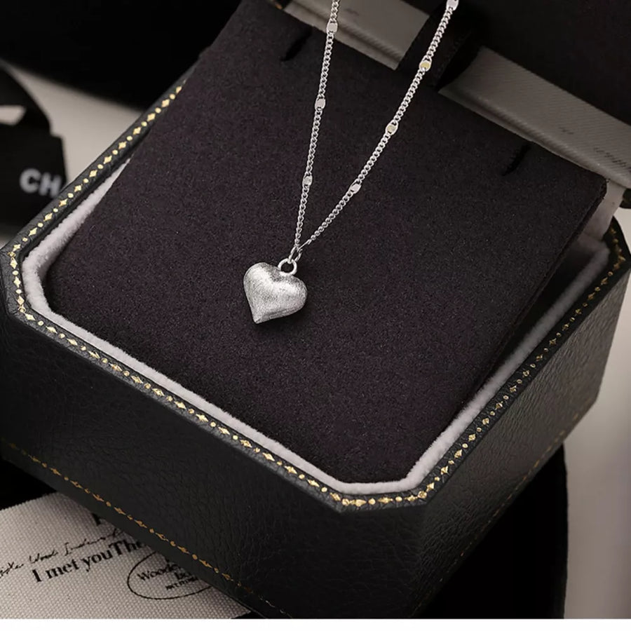 Platinum-Plated,925 sterling silver Care instructions: Avoid wearing during exer necklace in Silver with straight silhouette