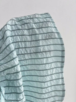 Tie Front Striped Cami And Shorts Set option 3