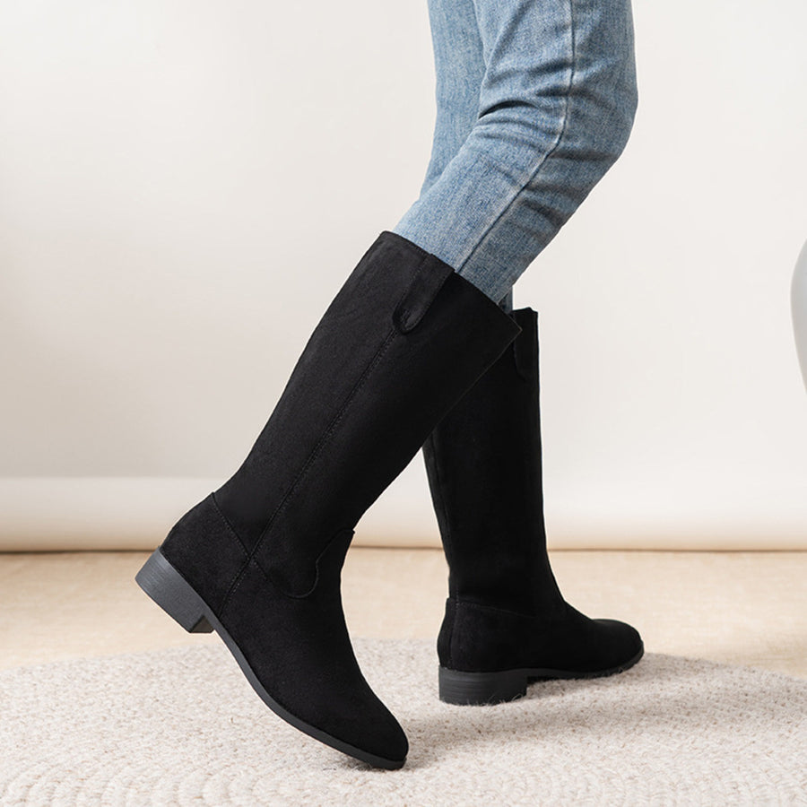 Suede,Rubber Imported Size &amp boots in light tan with straight silhouette