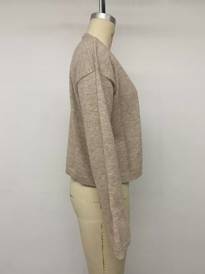 camel cardigan