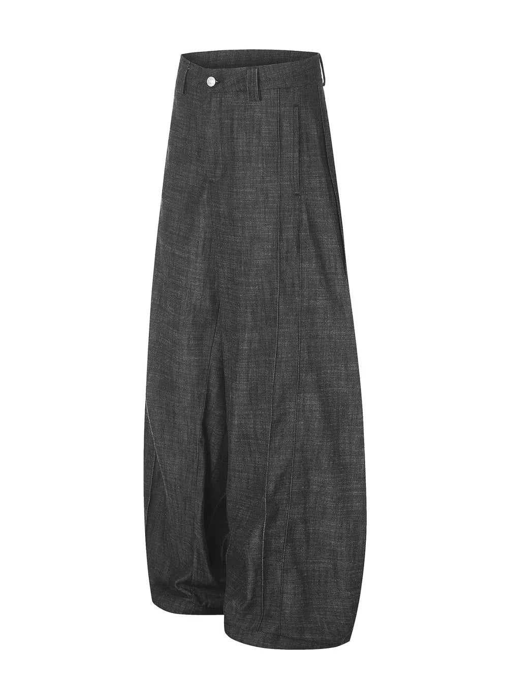 Men's Wide Leg Jeans Black in Black