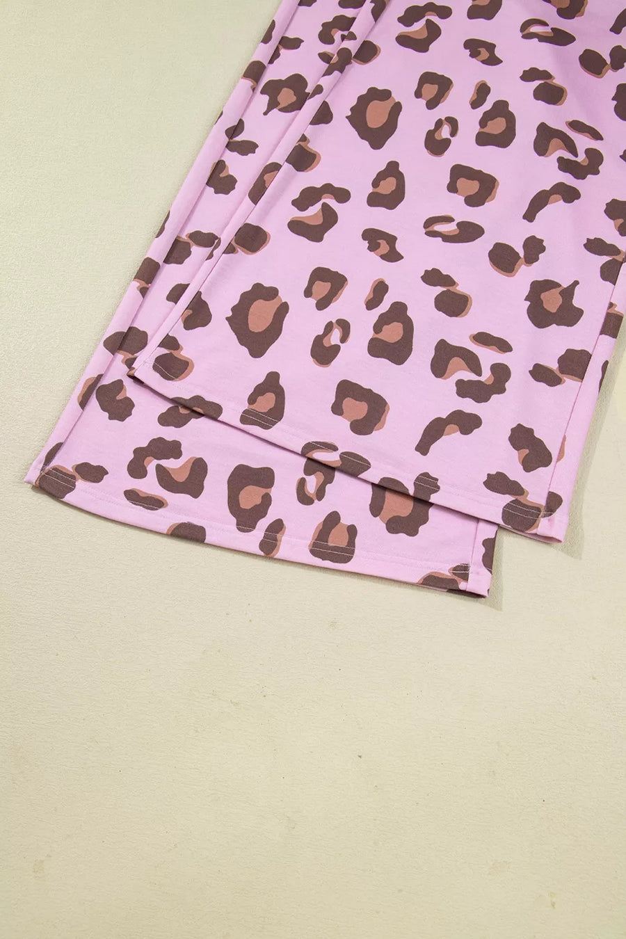 Drawstring Leopard Print Patch Pocket Pants option 8