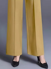 High Waist Wide Leg Pants in Black