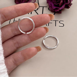 925 Sterling Silver Open Ring in Silver