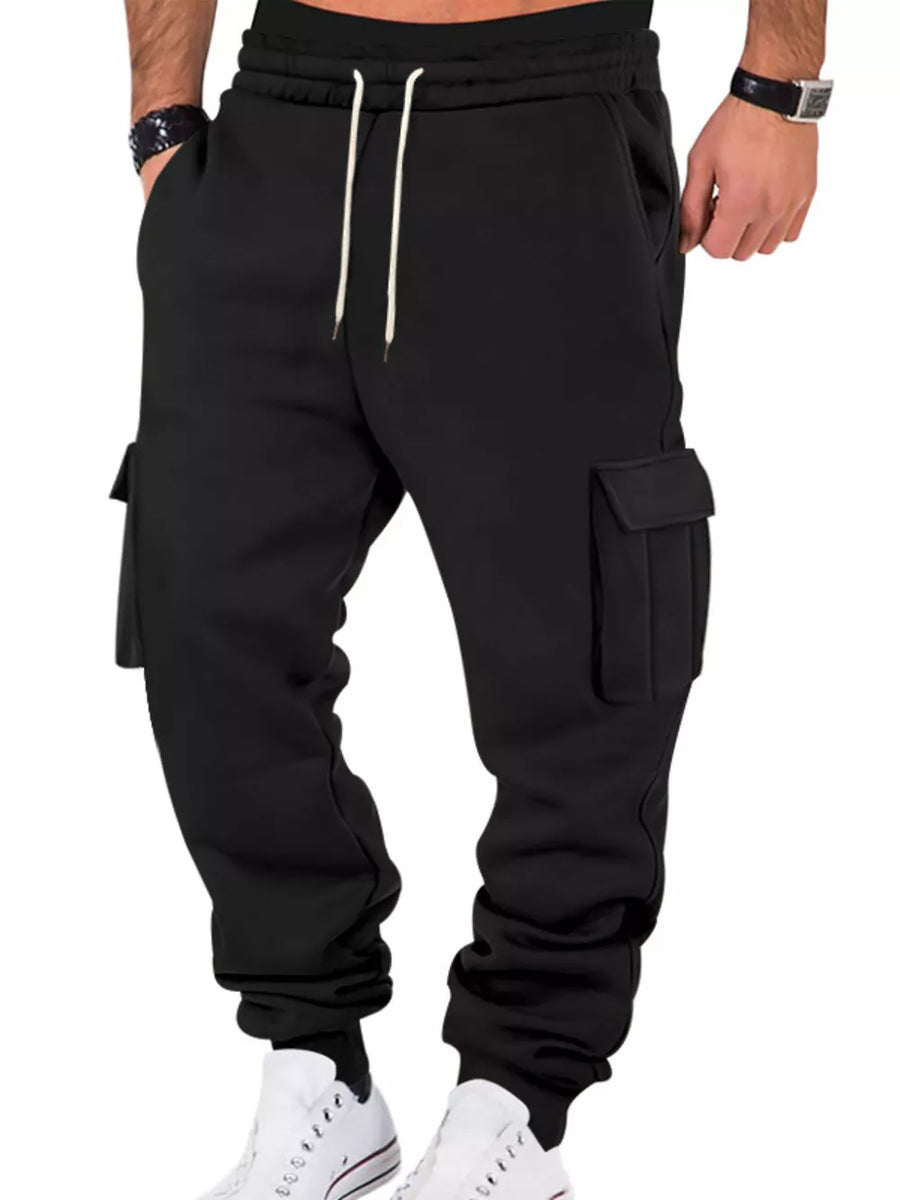 Apricot tapered joggers with null