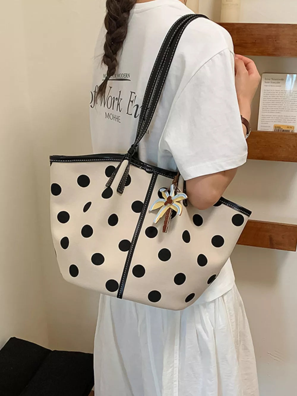 Polka Dot Shoulder Bag option 6