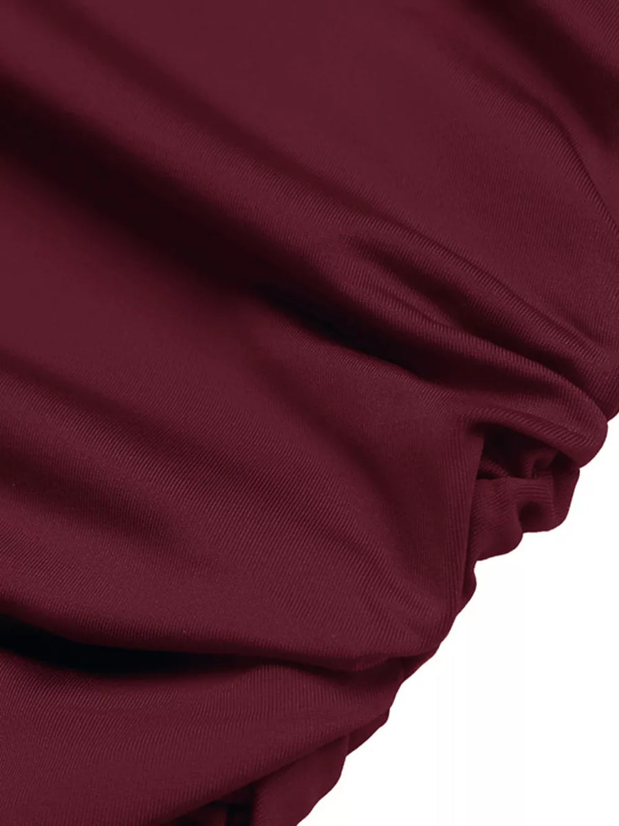 bodycon dress in Burgundy