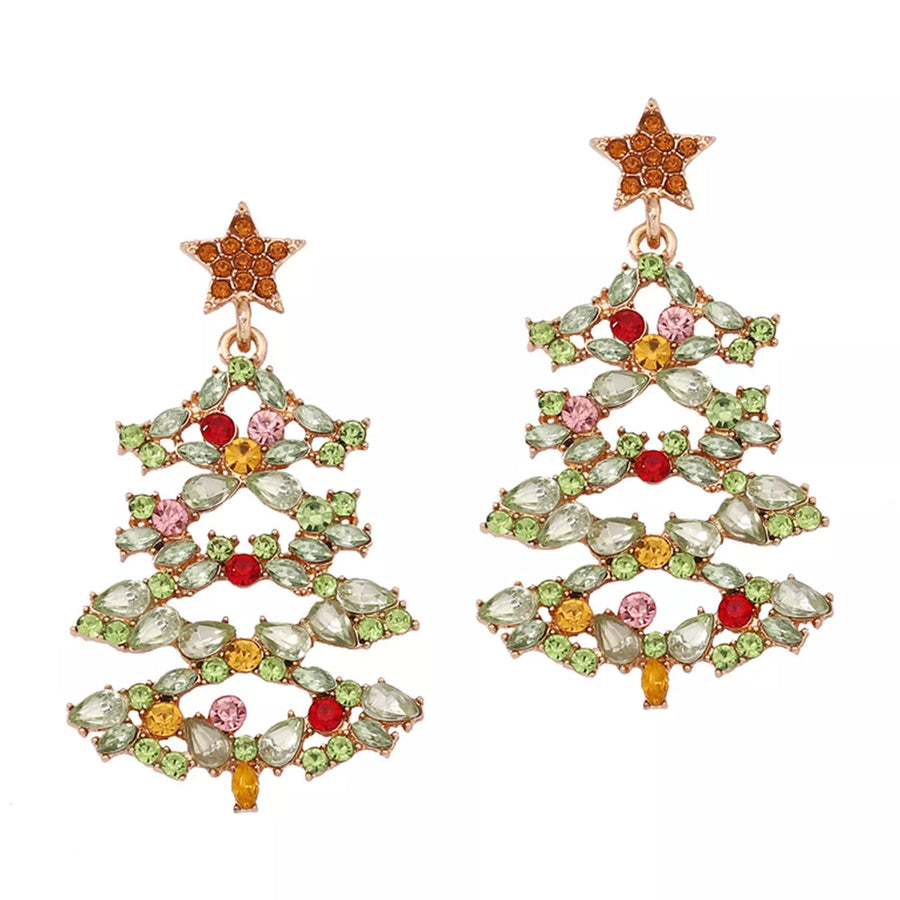 glam earrings in gold with not applicable