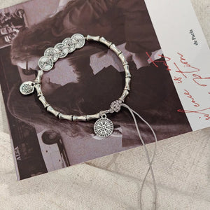 Zinc alloy,Silver-plated Care instructions: Avoid wearing during exercise, as sw bracelet in silver with fitted silhouette