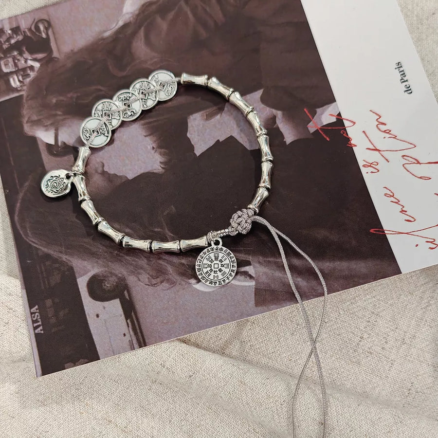 Zinc alloy,Silver-plated Care instructions: Avoid wearing during exercise, as sw bracelet in silver with fitted silhouette