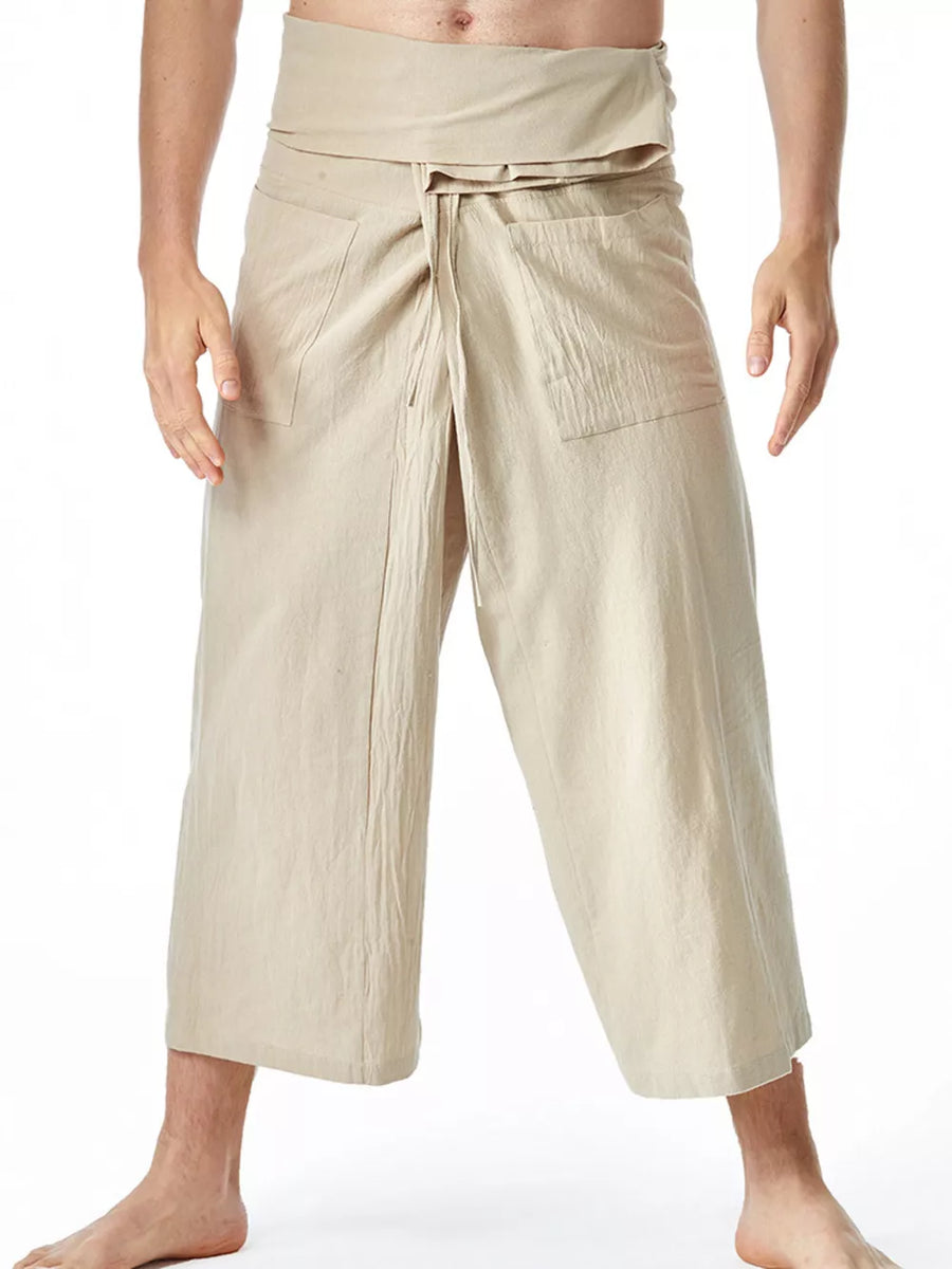 Men's Loose Fit Sweatpants With Tie Waist, view 18
