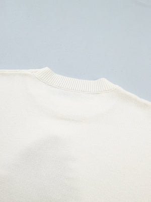 red pullover sweater with pullover and novelty