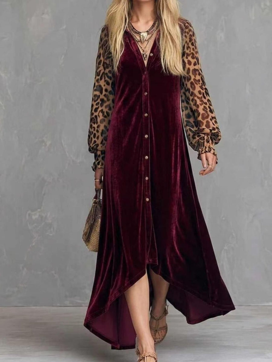 100% polyester Care instructions: Machine wash cold maxi dress in Blue with A-line silhouette