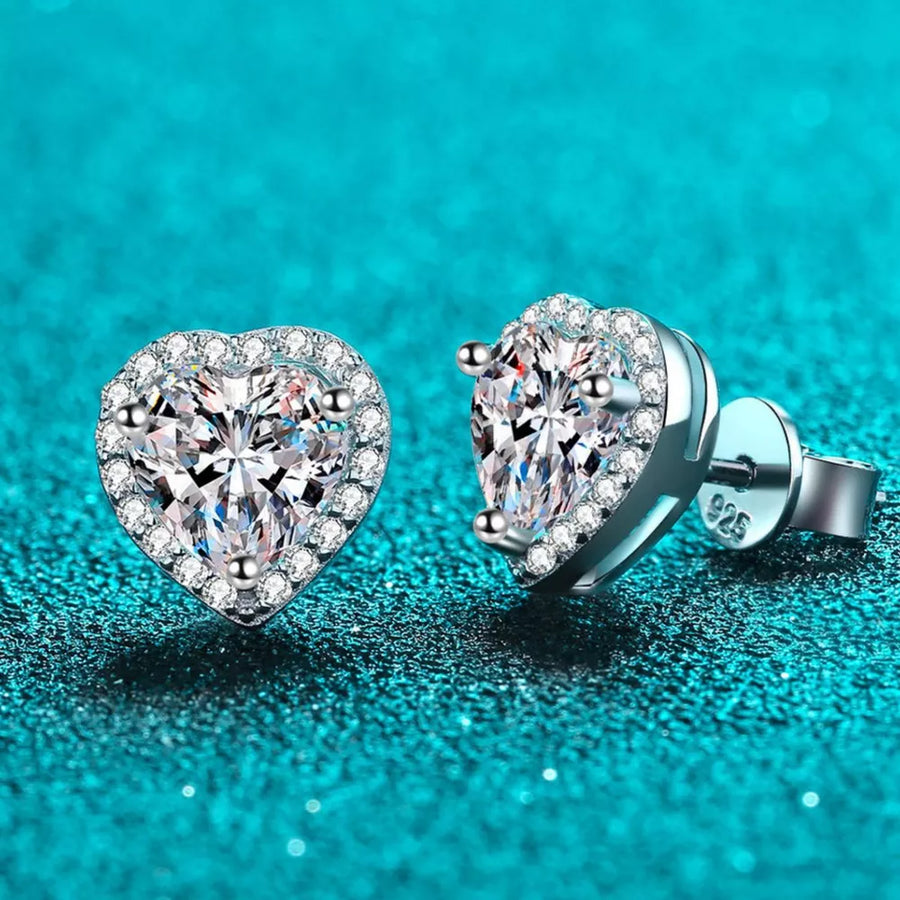 Silver earrings