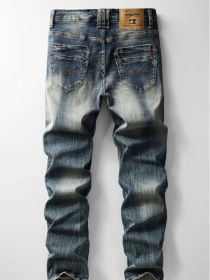 Men's Vintage Wash Slim Fit Jeans in this colorway