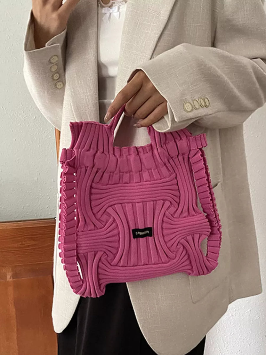 Lightweight Knitted Backpack Bag option 4