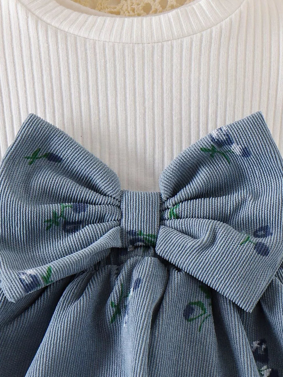 Children's Ribbed Knit Dress Set option 9