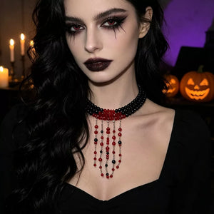 White necklace