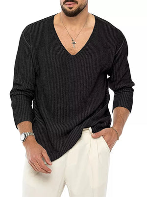 95%polyester, 5%spandex Care instructions: Machine wash cold v-neck sweater in Pink with relaxed silhouette