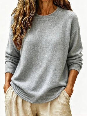 White pullover sweater