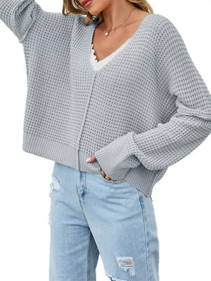 100% polyester Care instructions: Machine wash cold pullover sweater in Apricot with relaxed silhouette