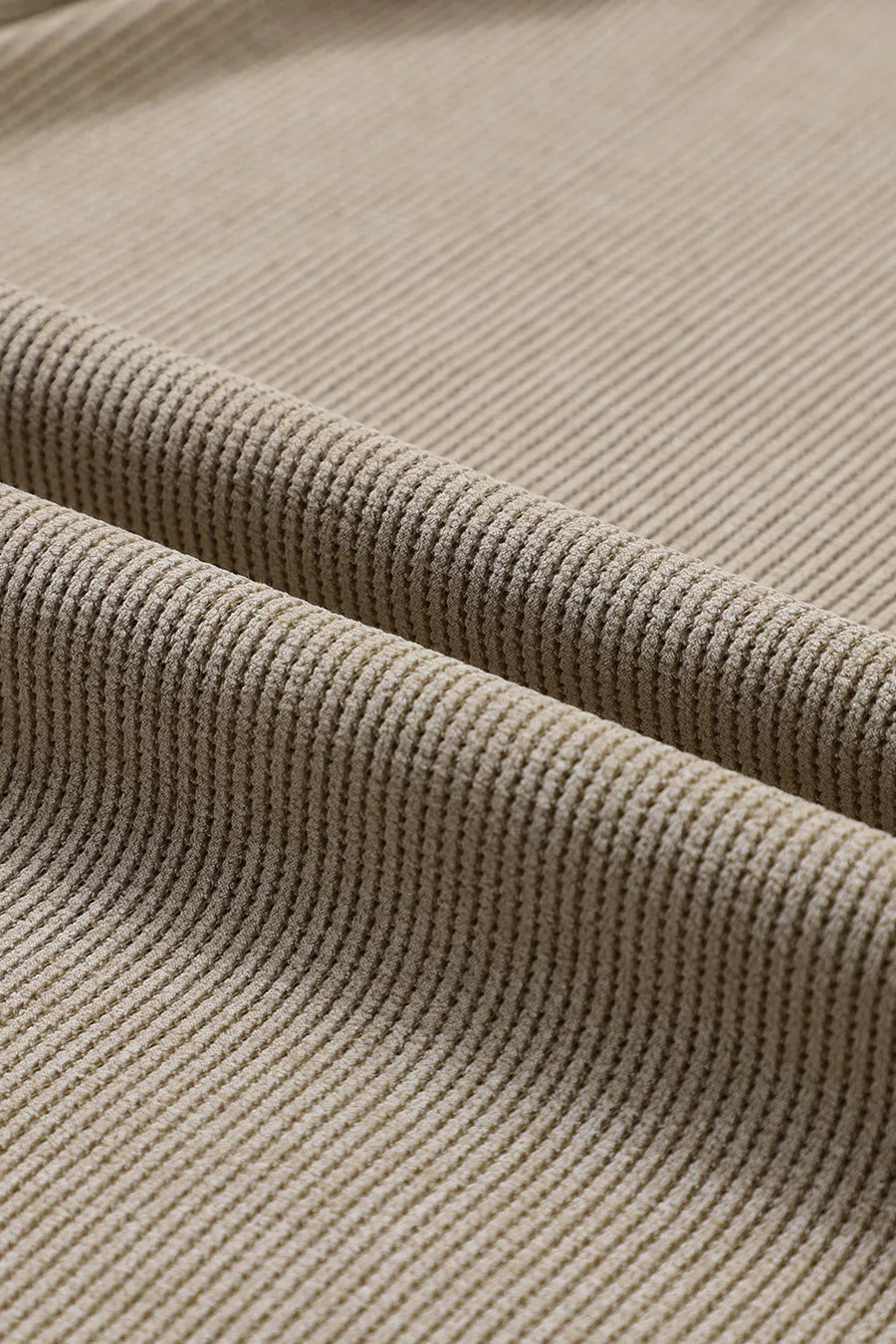 Camel Textured Ribbed "Merry & Bright" Sweatshirt
