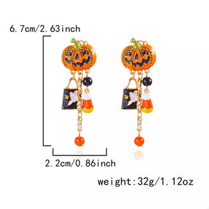 earrings featuring novelty in black with 18K Gold-Plated, Alloy, Resin, Rhinestone Care instructions: 1 texture