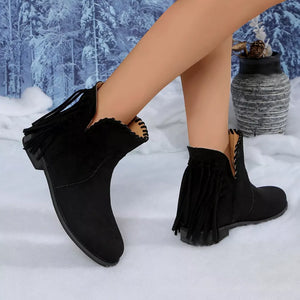 Polyester, Rubber Imported Size &amp ankle boots in slate gray with fitted silhouette