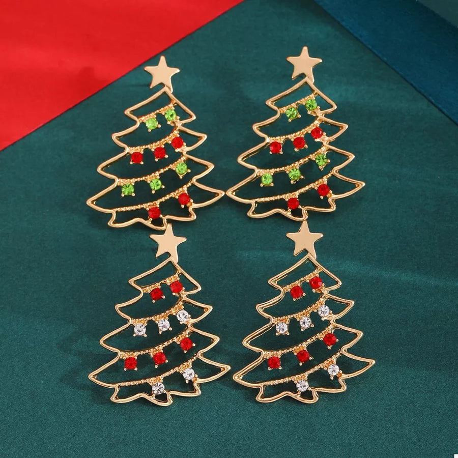 18K Gold-Plated, Alloy, Zircon Care instructions: Avoid wearing during exercise, earrings in red with novelty shape
