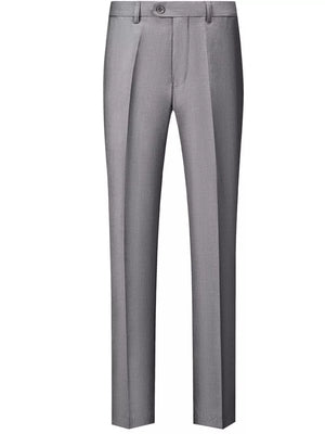 Sky Blue Men's Slim Fit Full Size Dress Pants