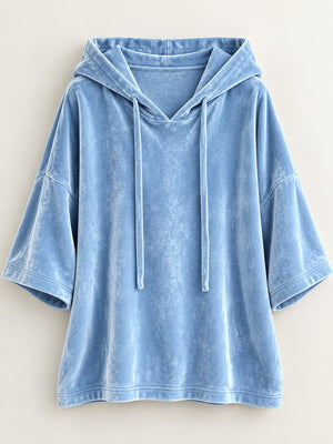 black oversized pullover hoodie with hooded