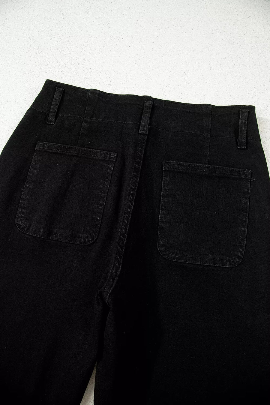 2-button High Waist Flared Jeans option 10