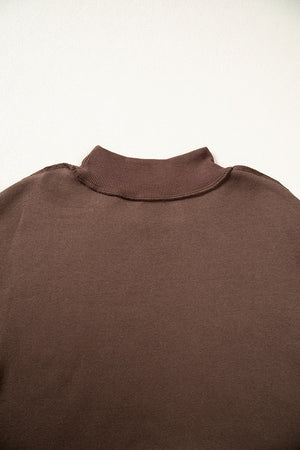 black sweatshirt with graphic print and long sleeve