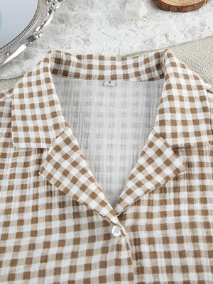 light brown pajama set