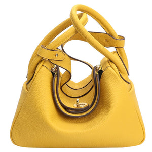 Yellow handbag